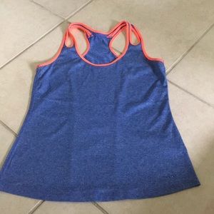 Racerback athletic shirt